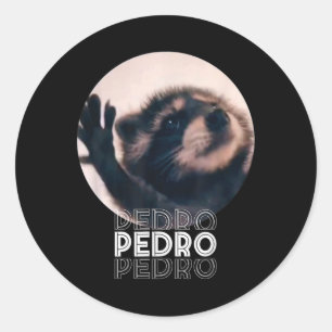 Adesivo Pedro Racoon Dance Popular Internet Memache D