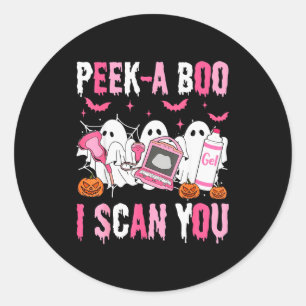 Adesivo Peek A Boo Eu Escaneio Você Ultrassonografista Ass