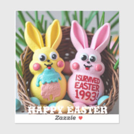 Adesivo Peeps Se Erraram" Folha adesiva - Falha na Páscoa