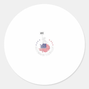 Adesivo Pega-o pela citação anti-trump da votação Go V