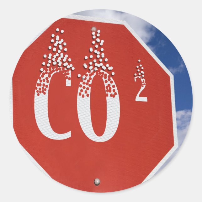 Adesivo Pegada de carbono (Frente)