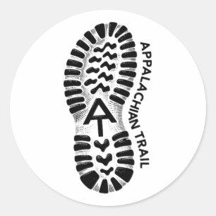 Adesivo Pegada de Sapato de Trilha Appalachian Trail