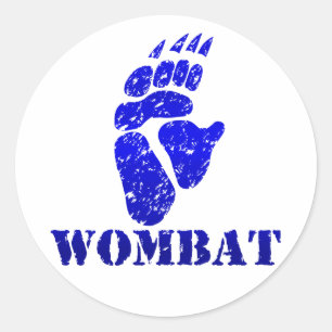 Adesivo Pegada de Wombat III