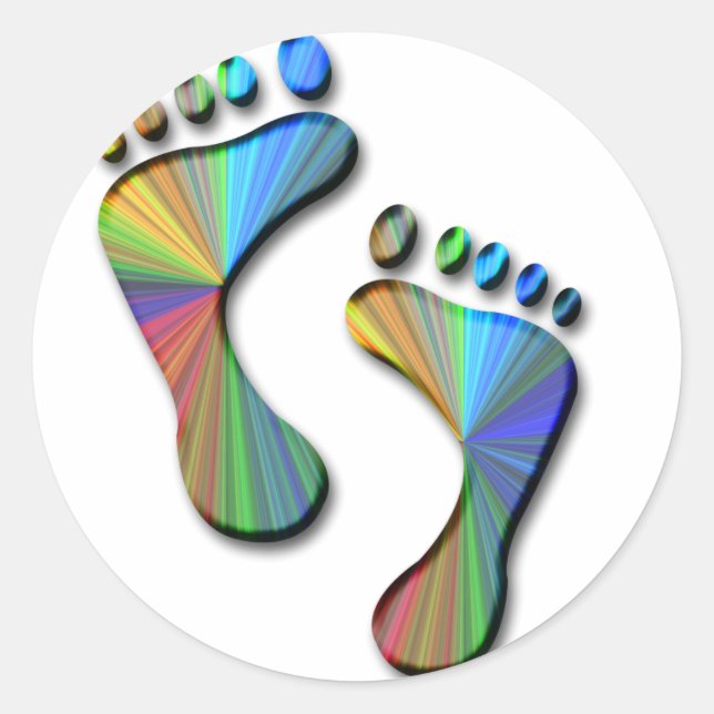 Adesivo Pegada digital (Frente)