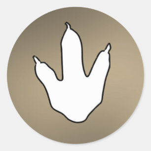 Adesivo Pegada do dinossauro