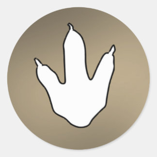 Adesivo Pegada do dinossauro