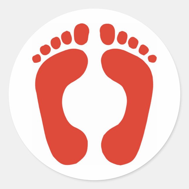 Adesivo Pegadas (Frente)