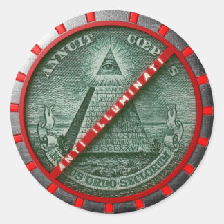 Adesivo Pegatina  Anti Illuminati