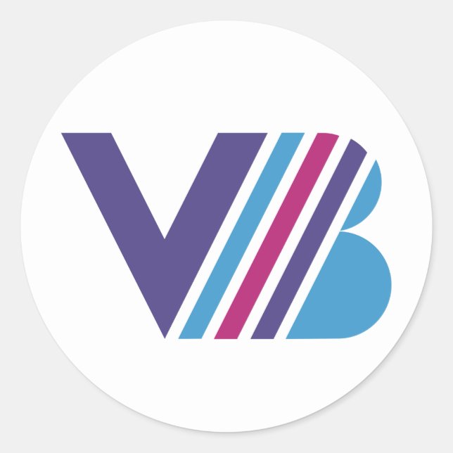 Adesivo Pegatina Basic Logo VroomBastic (Frente)