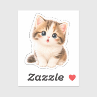 Adesivo Pegatina Gatito Kawaii Adorable