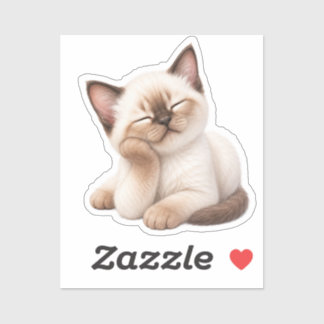 Adesivo Pegatina Gatito Kawaii Adorable