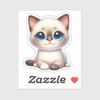 Adesivo Pegatina Gatito Kawaii Adorable