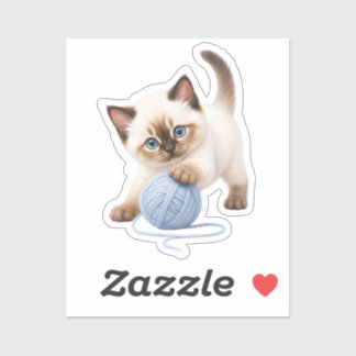 Adesivo Pegatina Gatito Kawaii Adorable