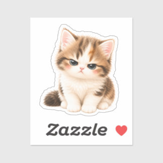 Adesivo Pegatina Gatito Kawaii Adorable