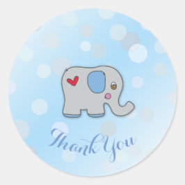 Adesivo Pegatina - Gracias - Elefante Bebé