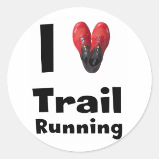 Adesivo Pegatina "I love Trail Running"