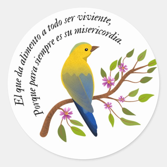 Adesivo Pegatina mensaje espiritual (Frente)