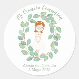 Adesivo Pegatina Primera Comunión modelo Alexia