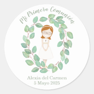 Adesivo Pegatina Primera Comunión modelo Alexia