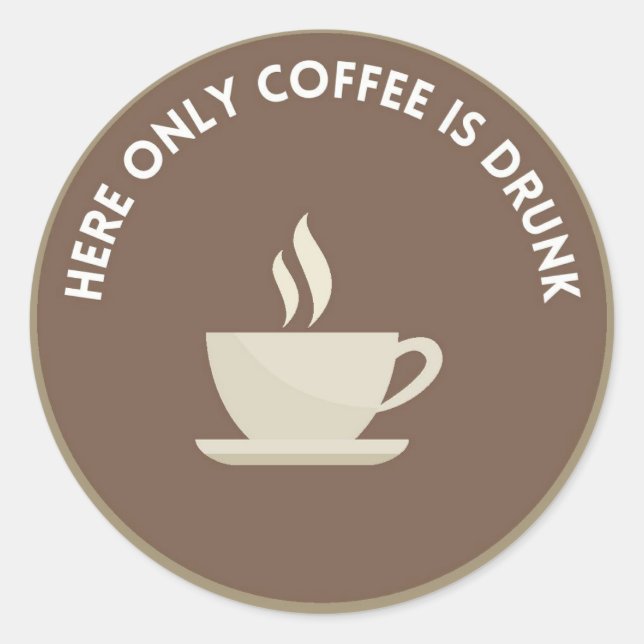 Adesivo Pegatina/Stickers redondo con Mensaje divertido (Frente)