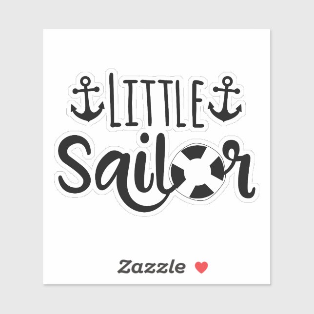 Adesivo Pegatina troquelada Little sailor (Folha)