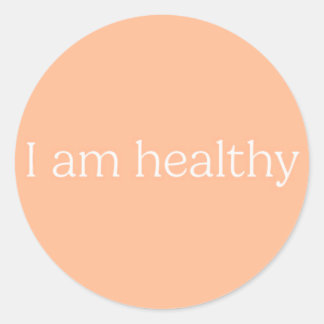 Adesivo Pegatinas I am healthy