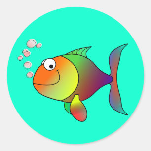Adesivo Peixe: Bolhas Explosivas