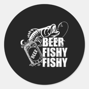 Adesivo Peixe Cerveja Peixe Divertido Presentes de Anivers