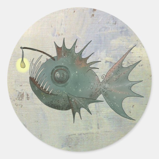 Adesivo Peixe de pescador (Frente)