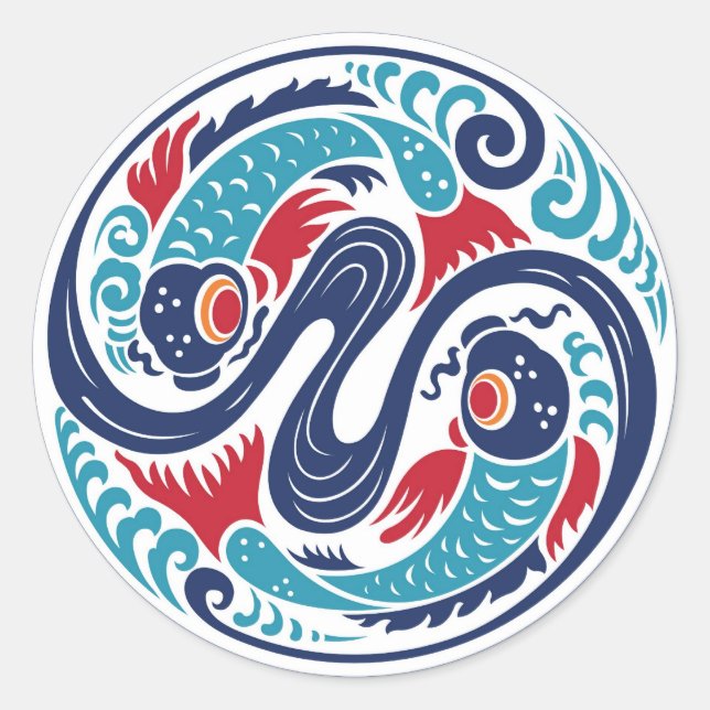 Adesivo Peixe Gêmeo (Frente)