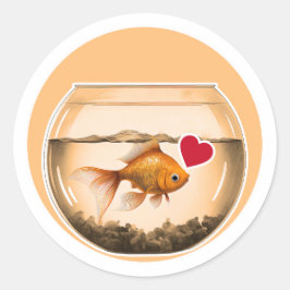 Adesivo Peixe Goldfish