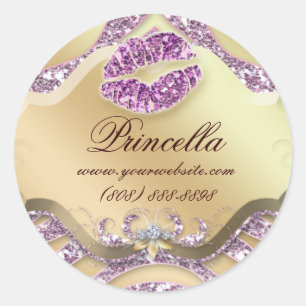 Adesivo Peixe-Joia-Peixe-Peça Rosa Dourado
