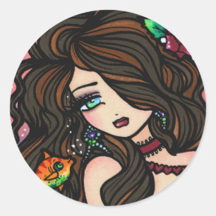 Adesivo "Peixe-Kissy" Sereia