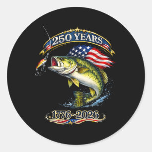 Adesivo Peixe Patriótico B E Bandeira 250 Anos De Pesca