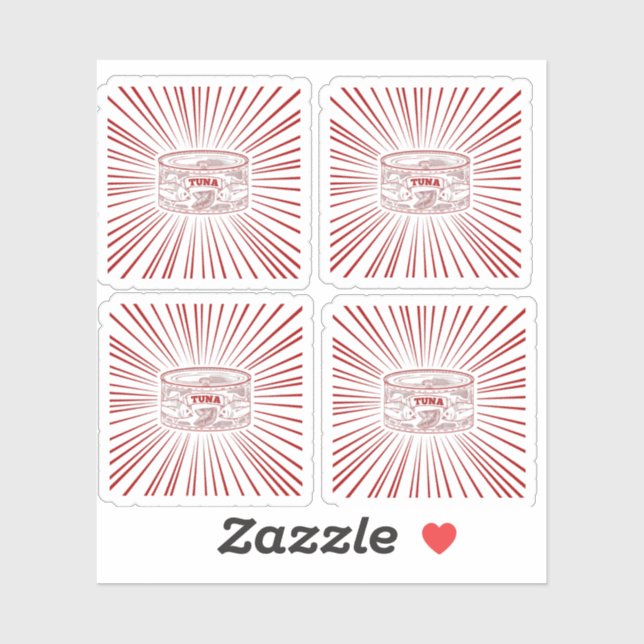 Adesivo Peixes de atum (Folha)