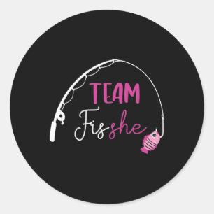 Adesivo Peixes De Equipe Ela Camisa Sexo De Pesca Festa De