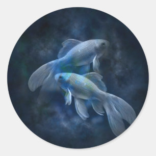 Adesivo Peixes espectrais