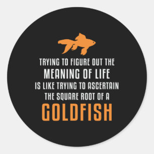 Adesivo Peixes Goldfish Significado De Peixes De Aquário 