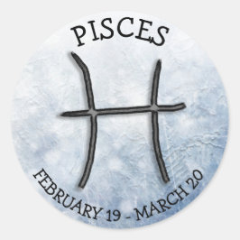 Adesivo Peixes Horoscópio Sinal Astrológico Zodiático