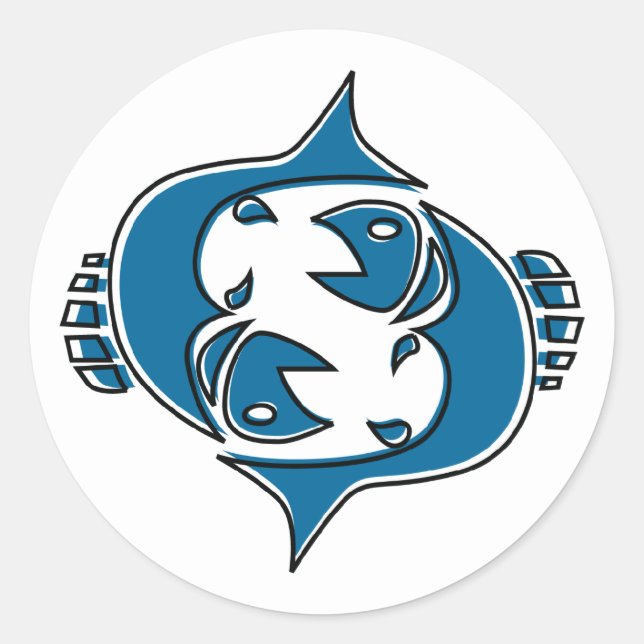 Adesivo peixes oddRex (Frente)