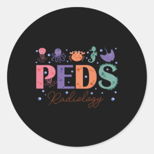 Adesivo Peixes Radiológicos Animais do Mar de Radiologia A