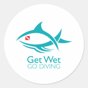 Adesivo Peixes tribais do mergulho