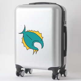 Adesivo Peixes Verdes e Amarelos