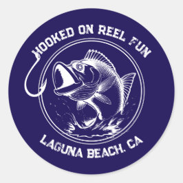 Adesivo Peixes viciados em diversão de Reel