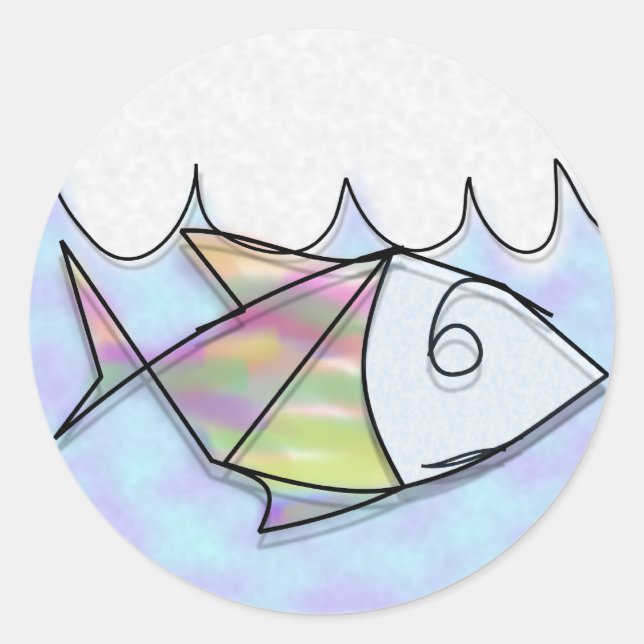 Adesivo Peixinho de Arame (Frente)