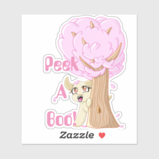 Adesivo Pek-A-Boo Puppy Vinil Sticker!!