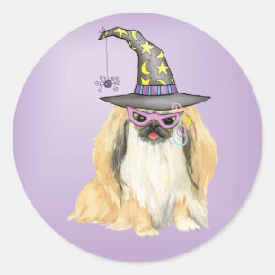 Adesivo Pekingese Witch Star Sticker