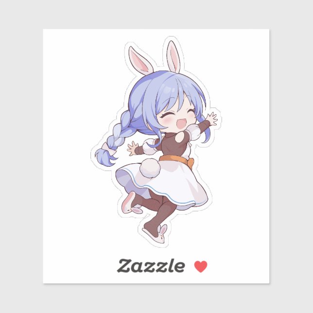 Adesivo Pekomama Chibi Vtuber Art (Folha)