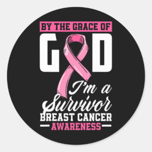 Adesivo Pela Graça Deus, sou um Sobrevivente Cancer Sobrev