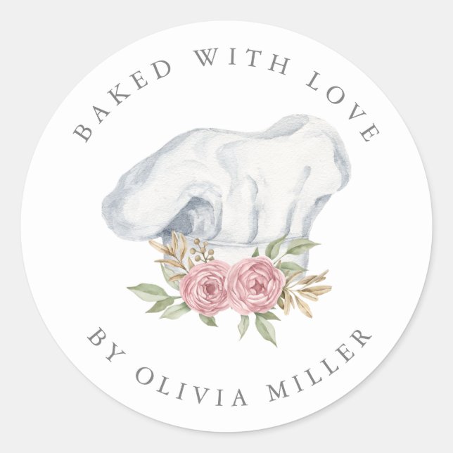 Adesivo Pelada Com Amor Misturadora Rosa Elegante Clássica (Frente)